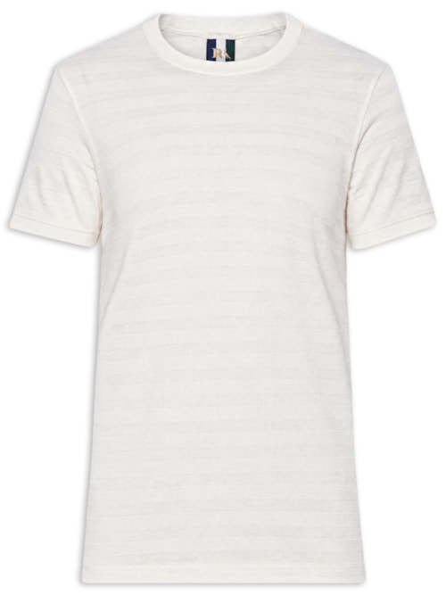 Camiseta Masculina Regular Aragem Co - Off White