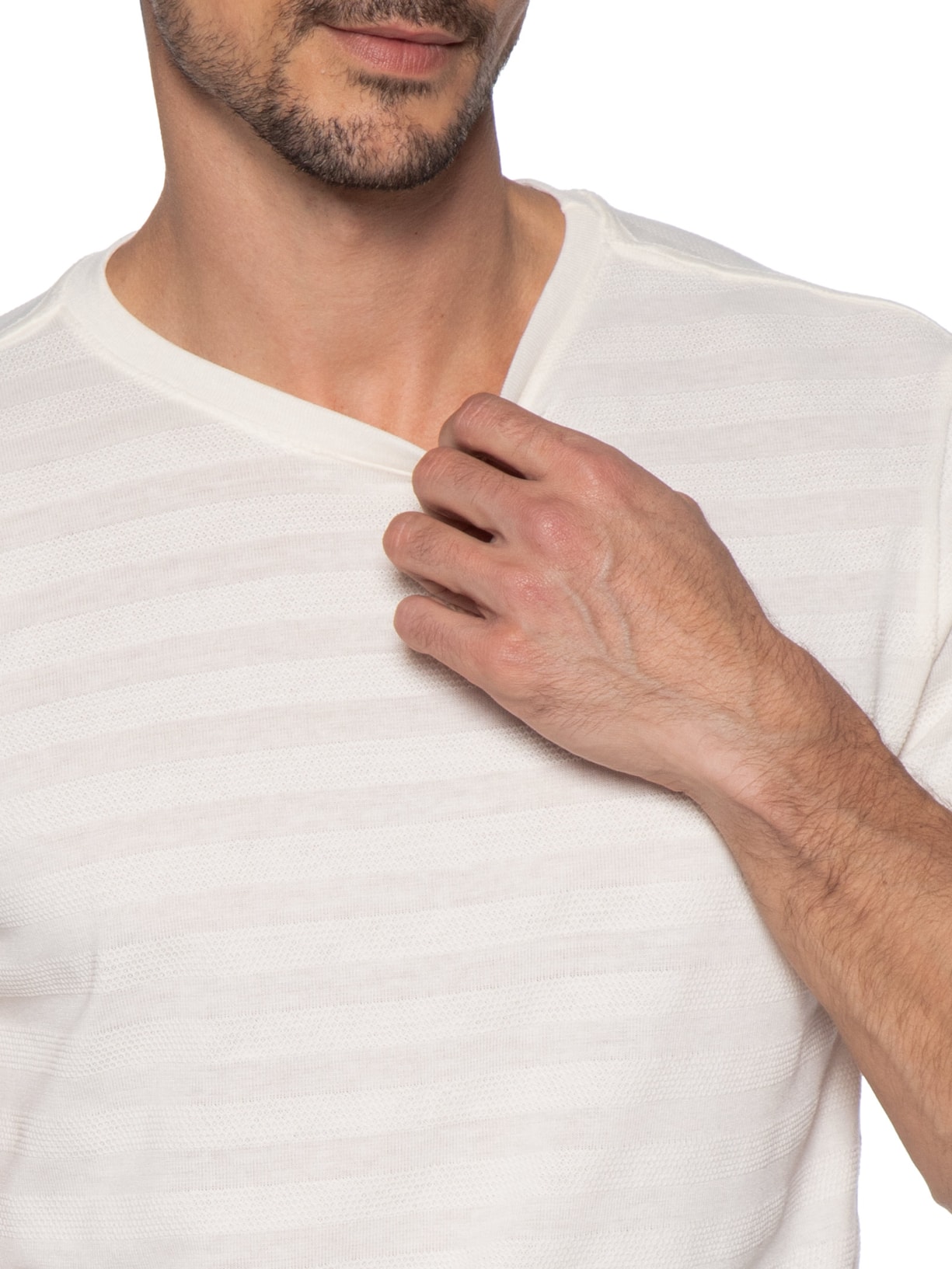Camiseta Masculina Regular Aragem Co Off White Reserva
