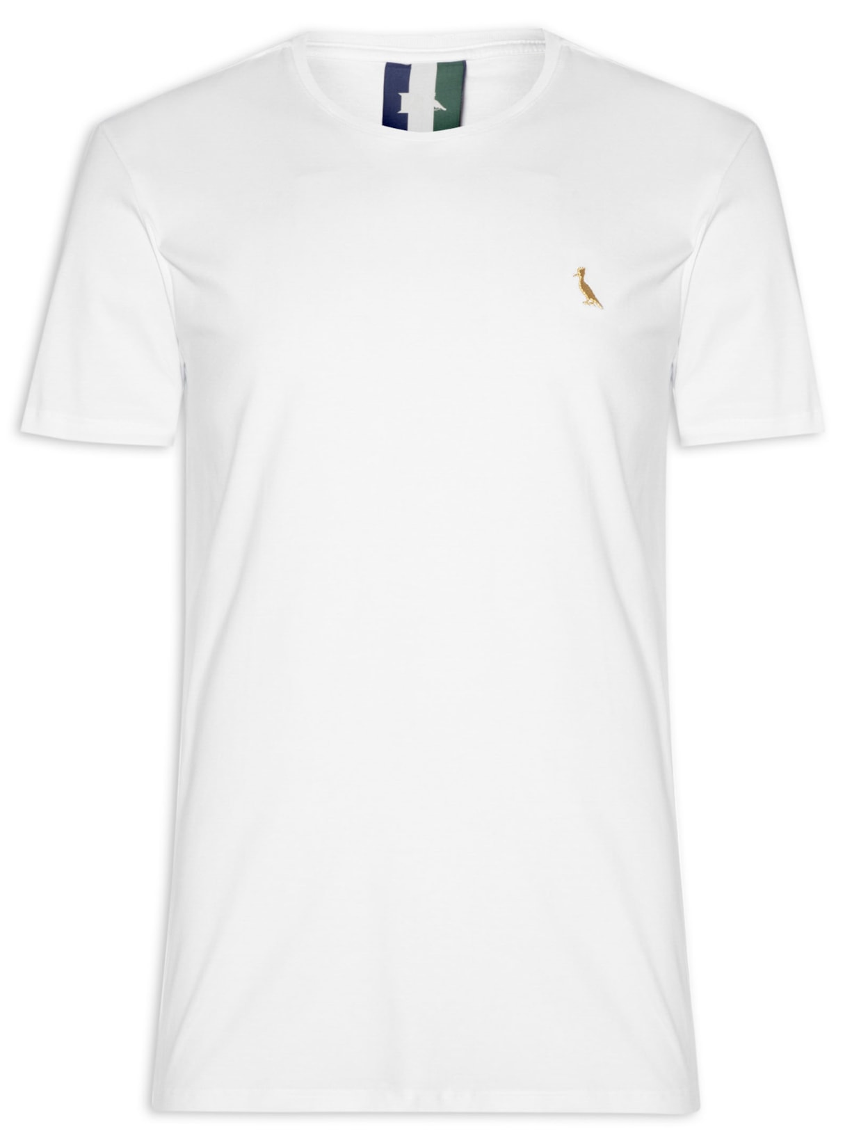 Camiseta Masculina Regular Bordado Golden - Off White