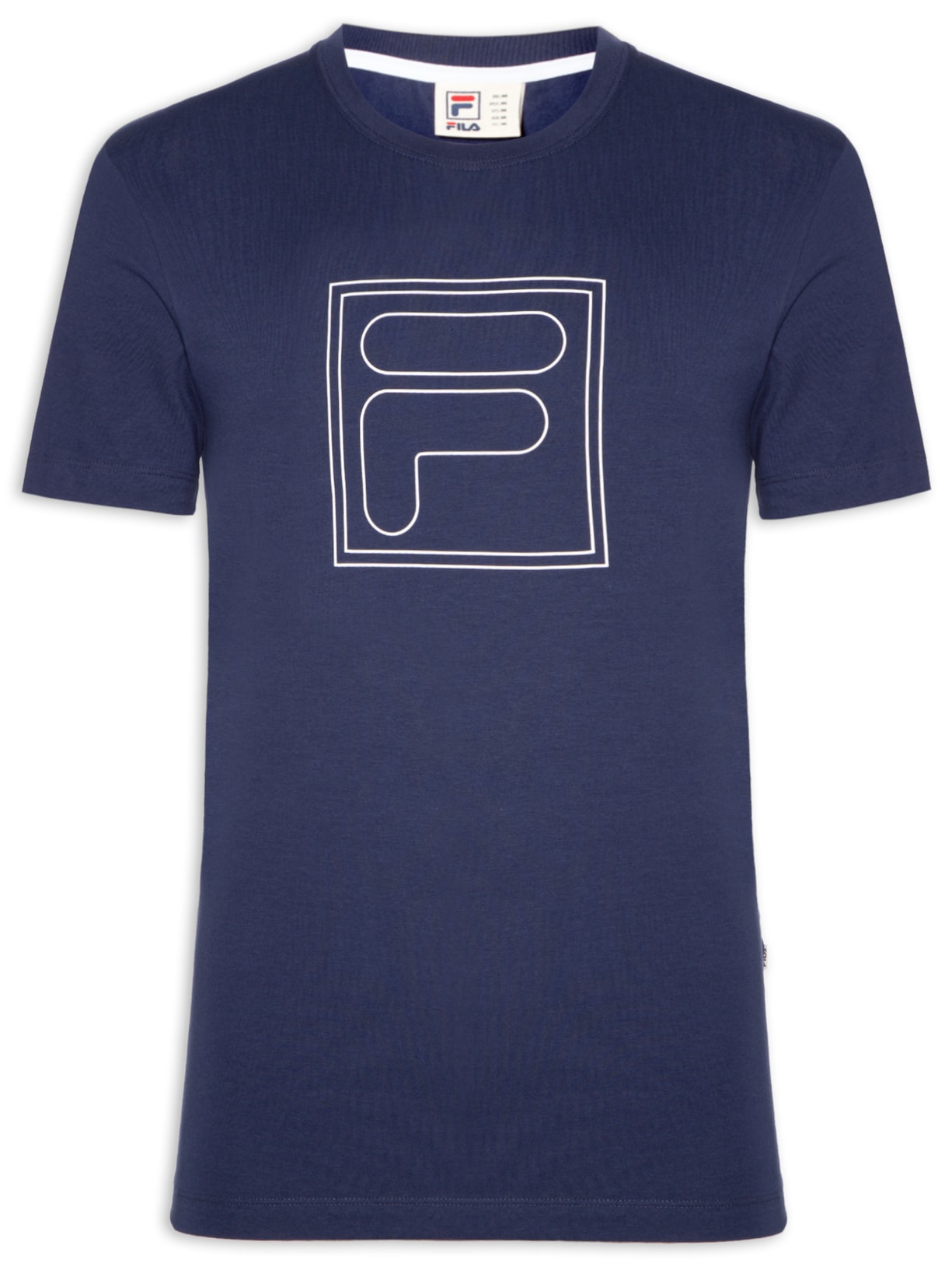 Camiseta Masculina Regular Classic Outline - Azul