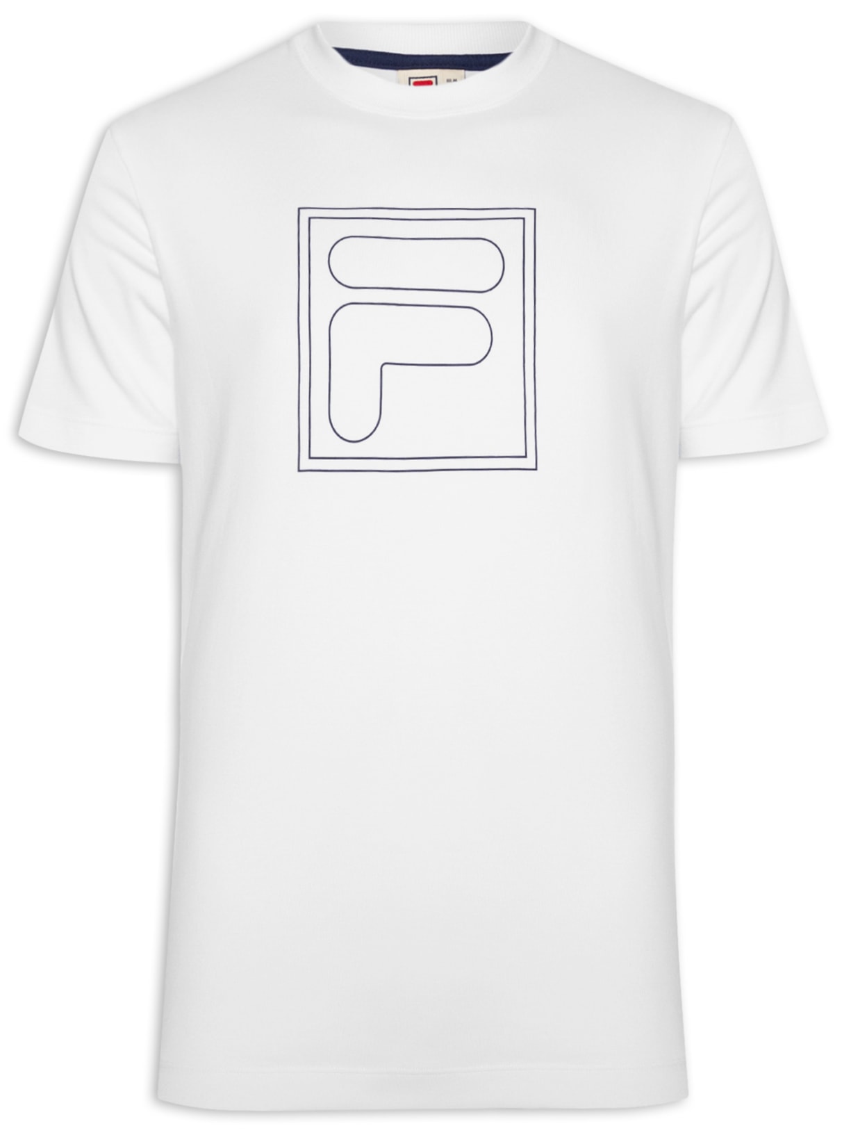 Camiseta Masculina Regular Classic Outline - Branco