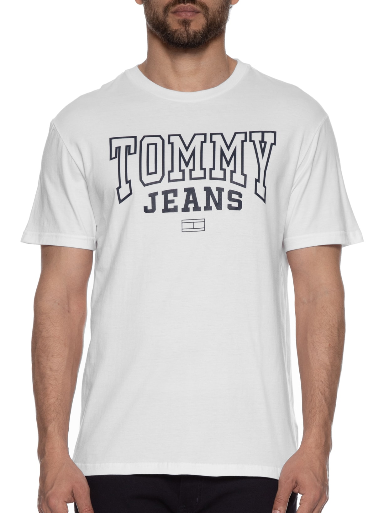 Camiseta Masculina Regular Entry Graphic Branco Tommy Jeans