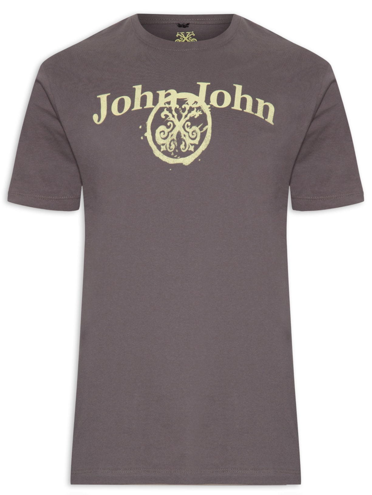 Camiseta Masculina Regular Felix - Cinza