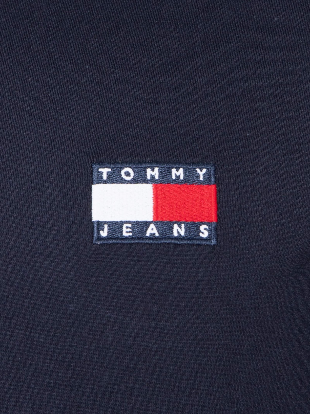 Camiseta Masculina Regular Fit Badge Bordado Azul Tommy Jeans