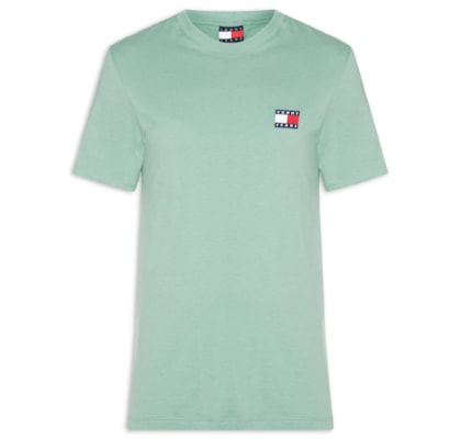 Camiseta Masculina Regular Fit Badge Bordado - Verde