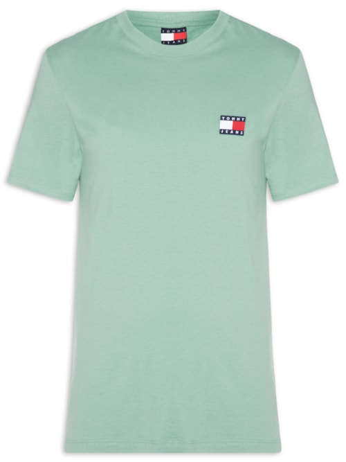 Camiseta Masculina Regular Fit Badge Bordado - Verde