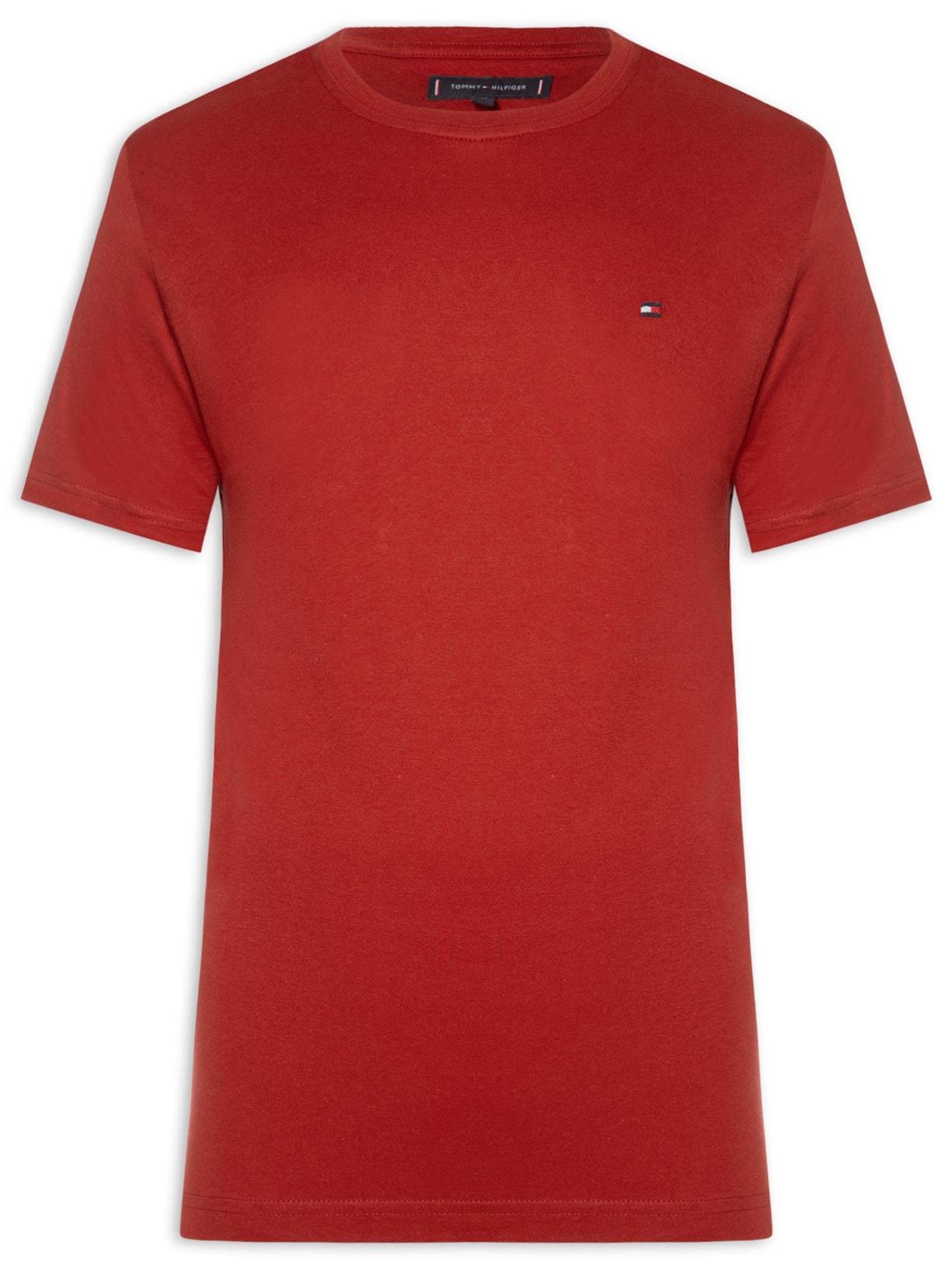 Camiseta Masculina Regular Fit Básica Em Algodão - Vermelho