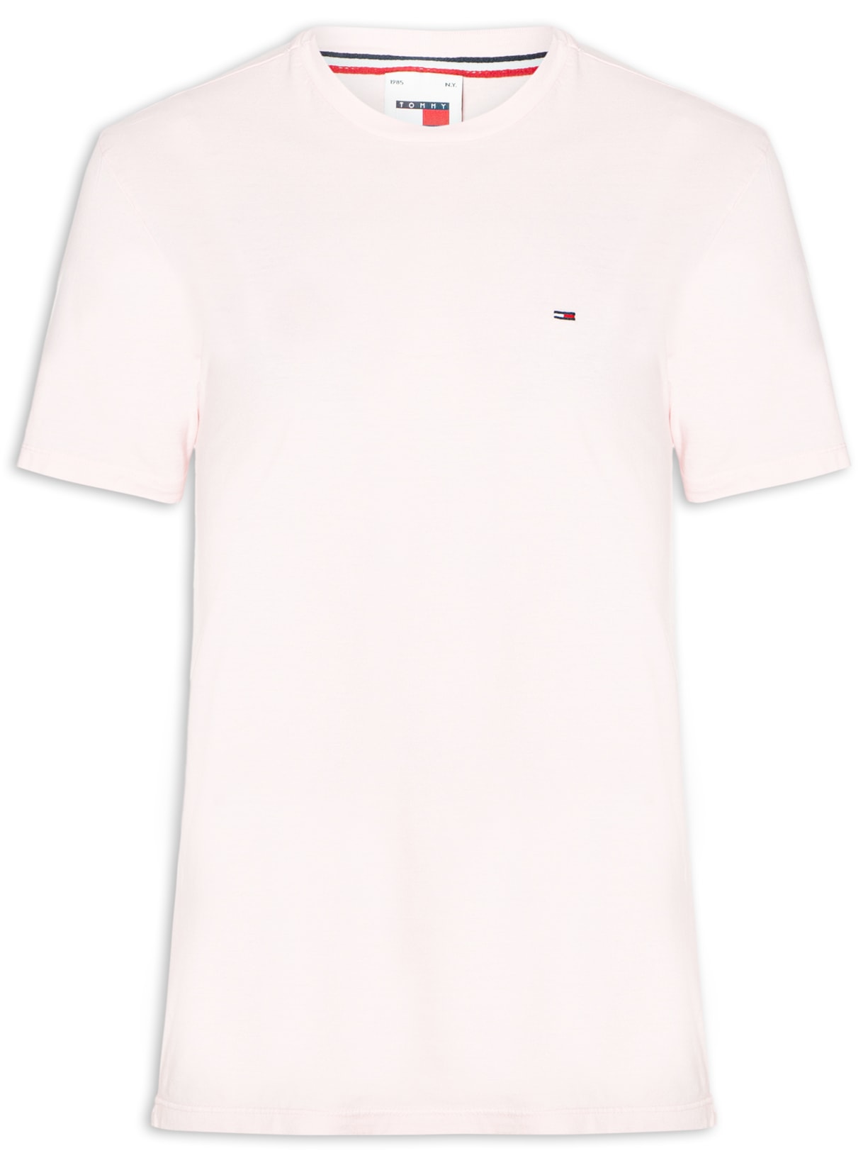 Camiseta Masculina Regular Fit Básica Jersey - Rosa