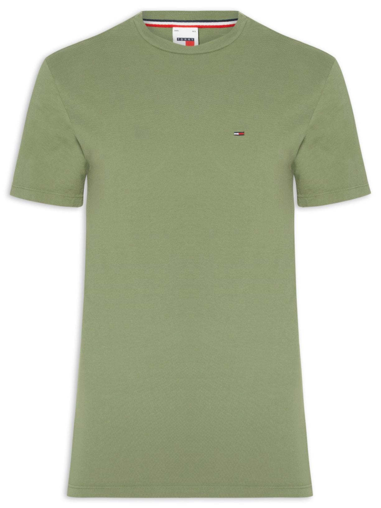 Camiseta Masculina Regular Fit Básica Jersey - Verde