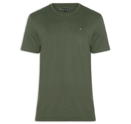 Camiseta Masculina Regular Fit Básica - Verde