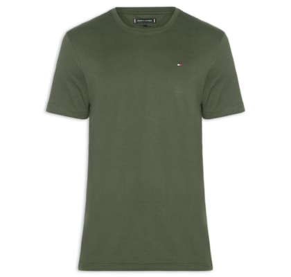 Camiseta Masculina Regular Fit Básica - Verde
