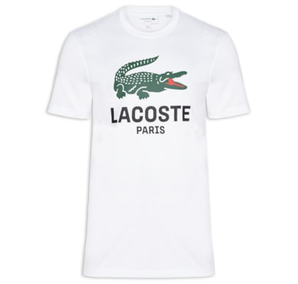 Camiseta Masculina Regular Fit Big Croco - Branco