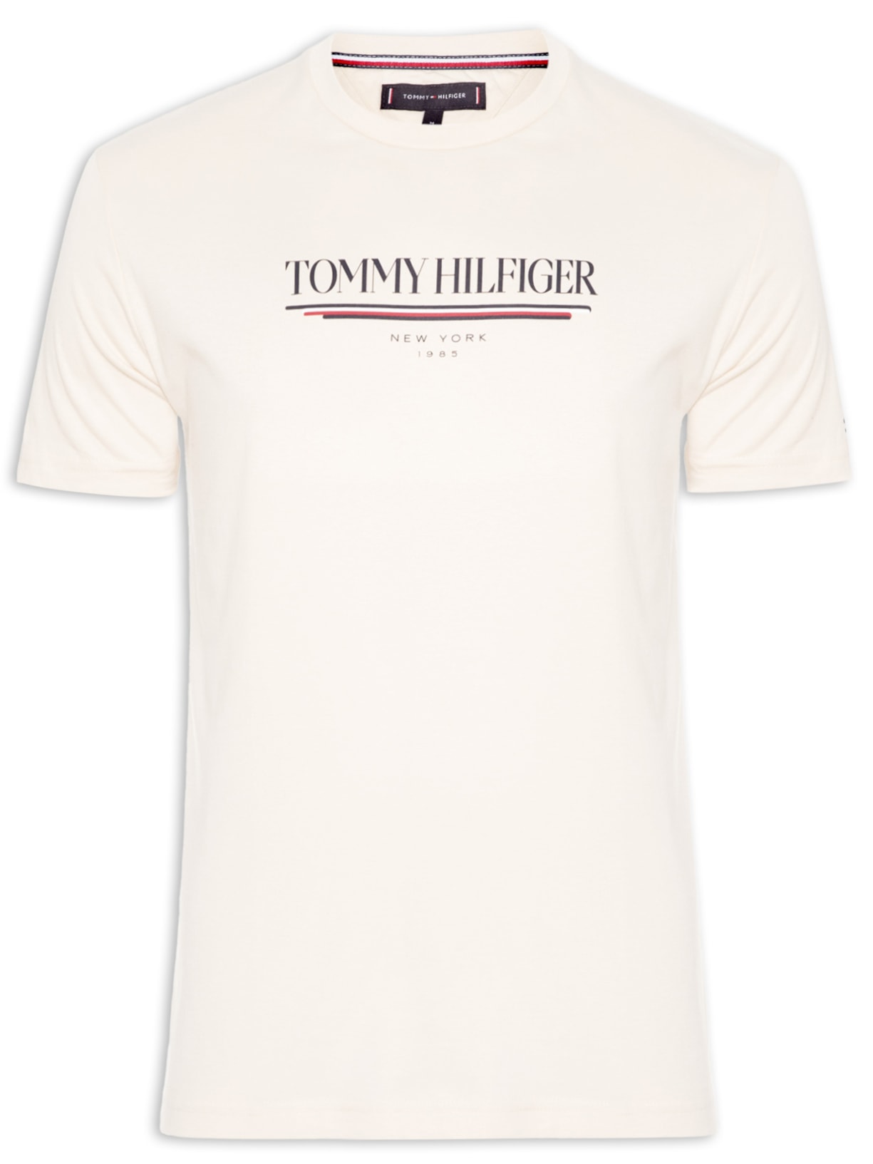 Camiseta Masculina Regular Fit Brand Live Em Algodão - Bege