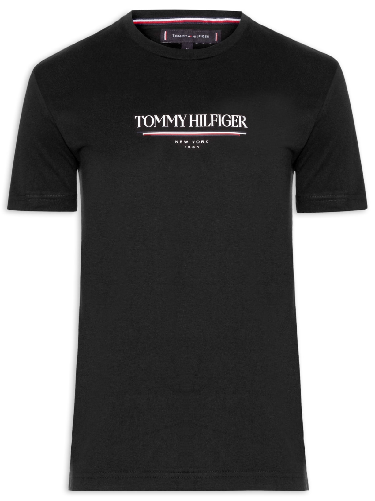 Camiseta Masculina Regular Fit Brand Live Em Algodão - Preto