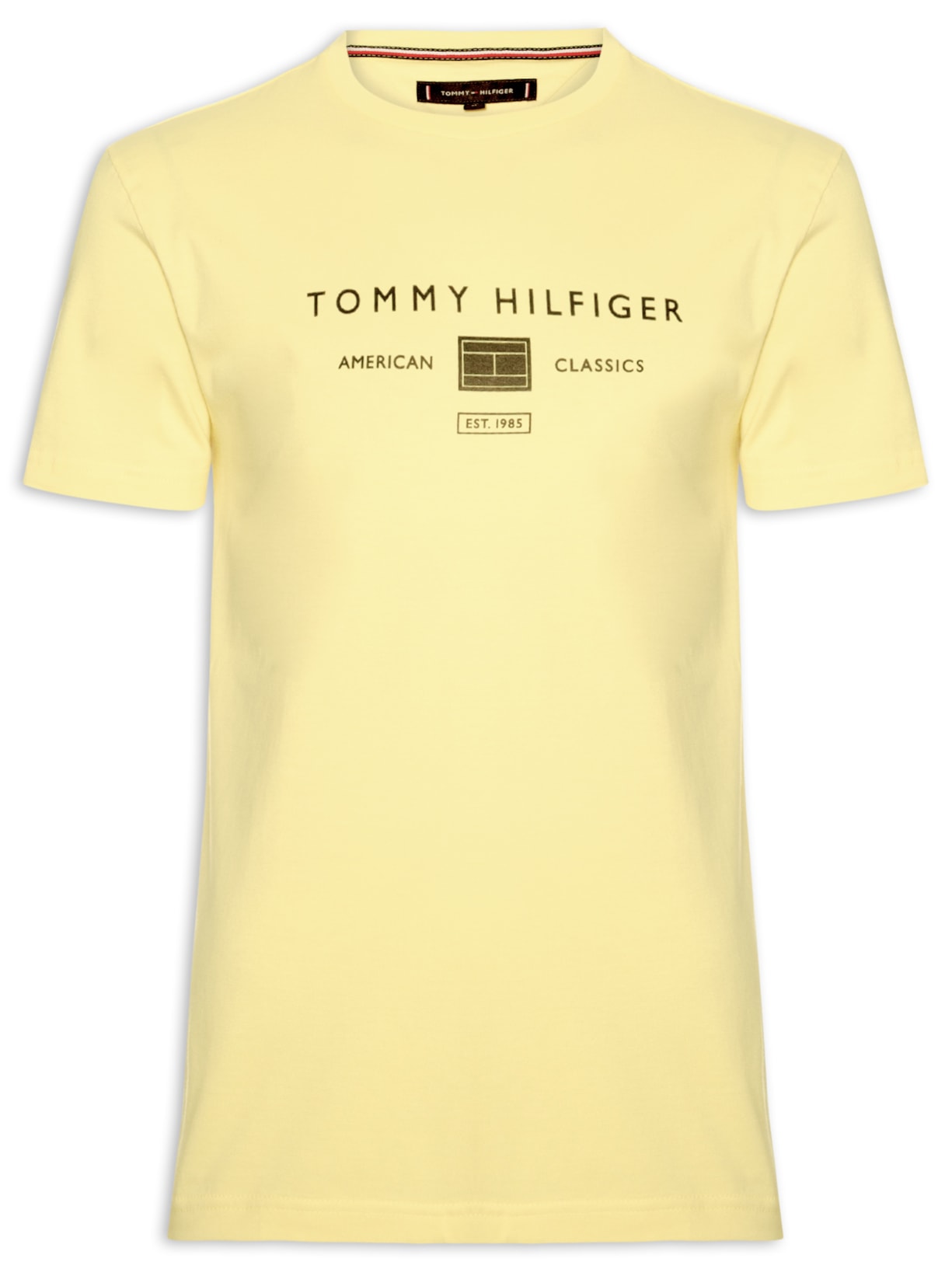 Camiseta Masculina Regular Fit Brand Love - Amarelo