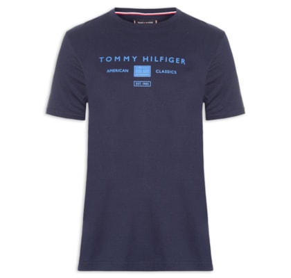 Camiseta Masculina Regular Fit Brand Love - Azul