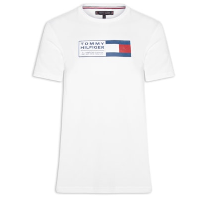 Camiseta Masculina Regular Fit Brand Love Box - Branco