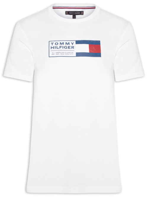 Camiseta Masculina Regular Fit Brand Love Box - Branco
