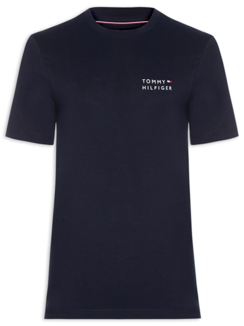 Camiseta Masculina Regular Fit Brand Love Estampada - Azul