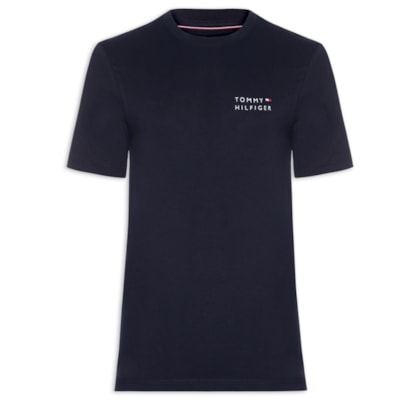 Camiseta Masculina Regular Fit Brand Love Estampada - Azul