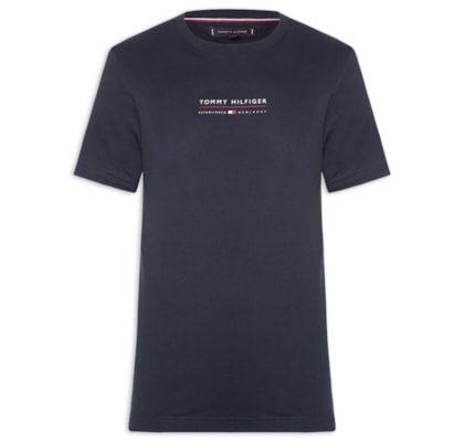 Camiseta Masculina Regular Fit Brand Love Lockup - Azul