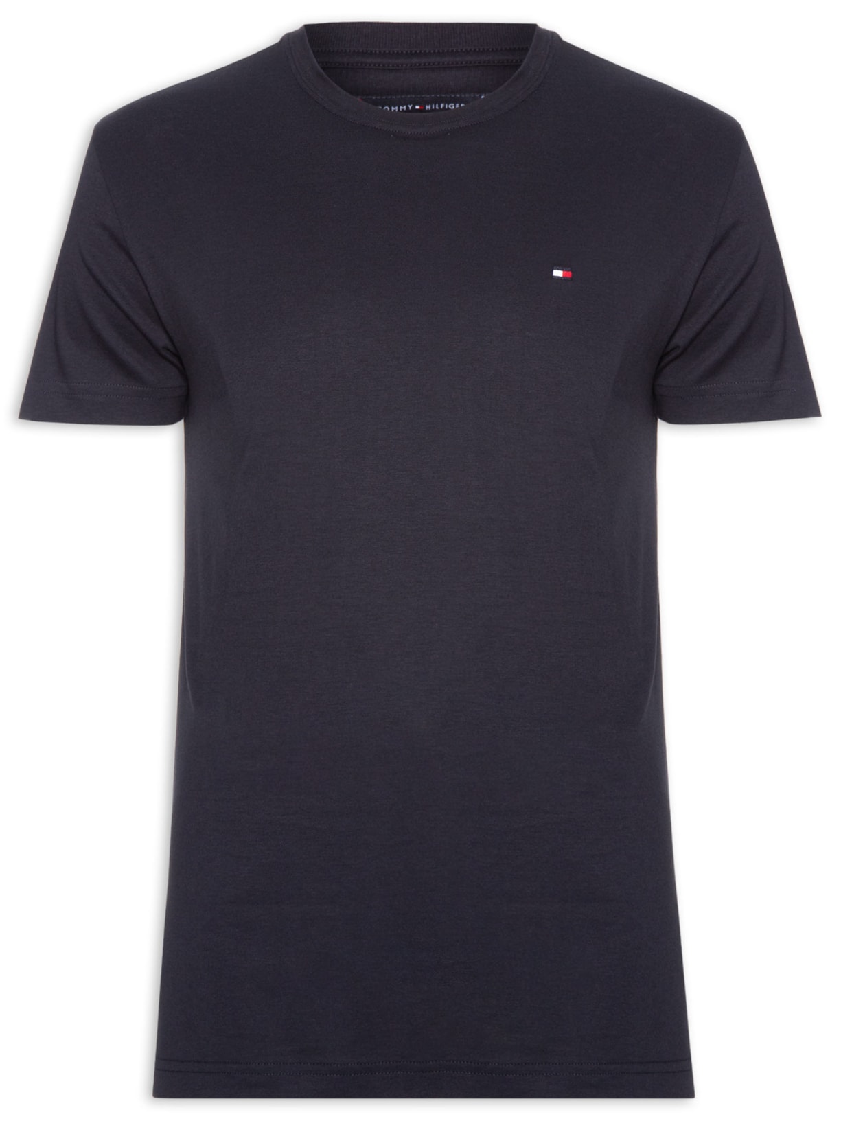Camiseta Masculina Regular Fit C-NK Pima Cotton Azul Tommy Hilfiger