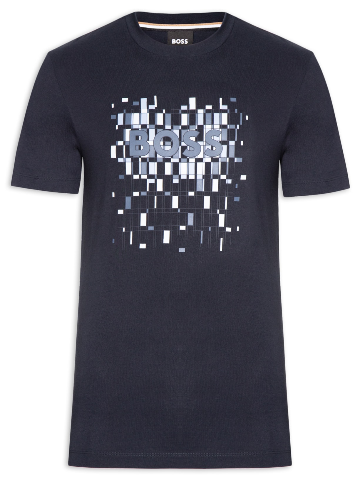 Camiseta Masculina Regular Fit C-Thompson 250 Azul Boss