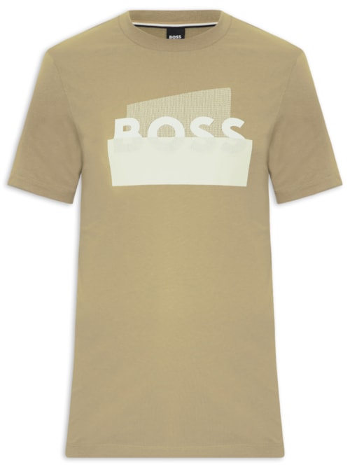 Camiseta Masculina Regular Fit C-Thompson 250 - Bege