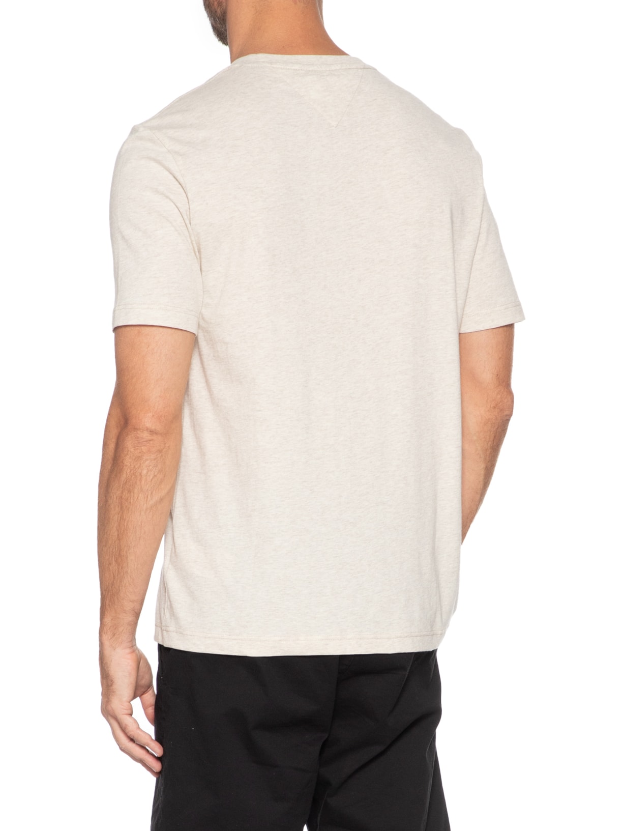 Camiseta Masculina Regular Fit Chest Insert Bege Tommy Hilfiger