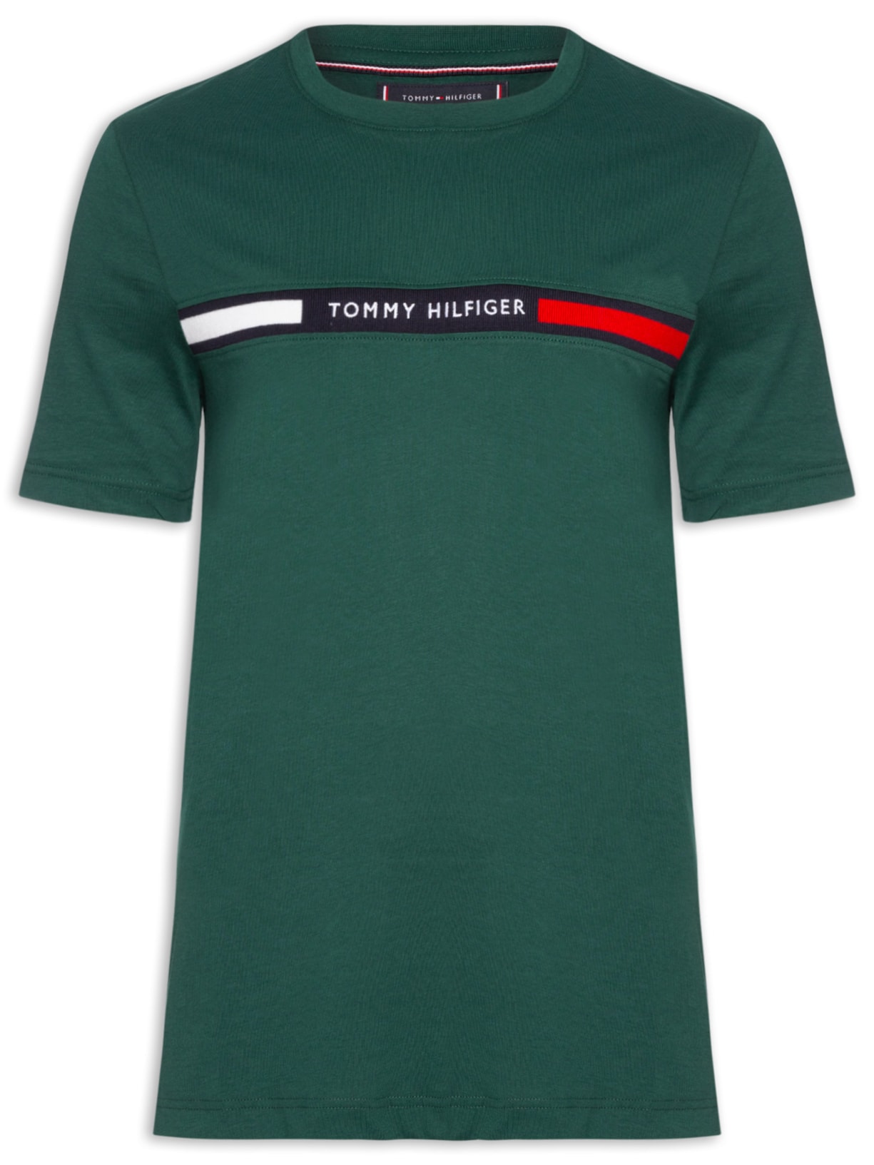 Camiseta Masculina Regular Fit Chest Insert - Verde