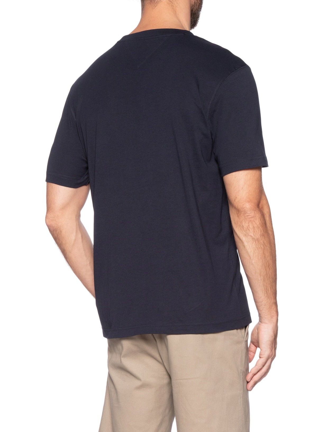 Camiseta Masculina Regular Fit Colour Flag Azul Tommy Hilfiger