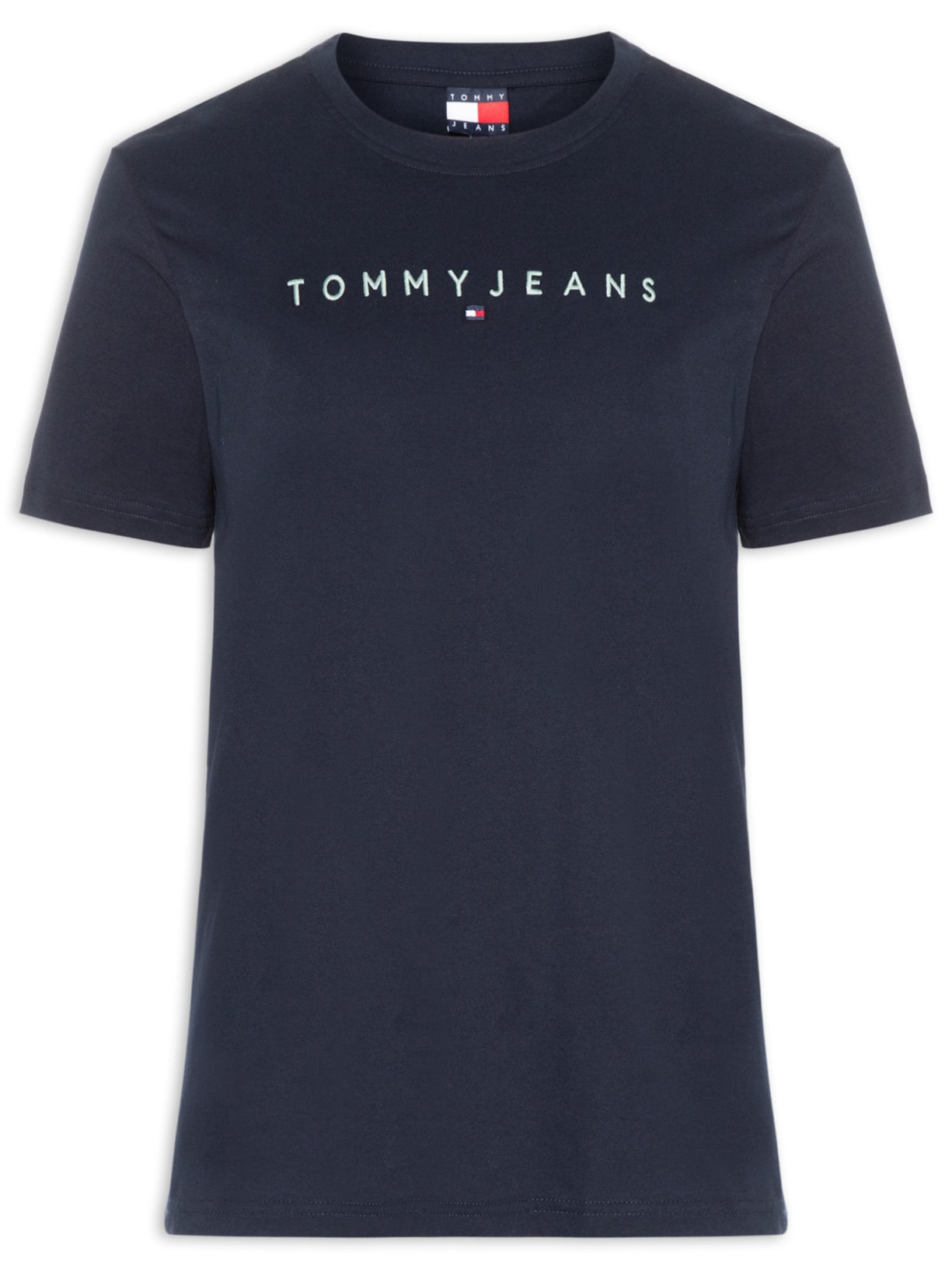 Camiseta Masculina Regular Fit com Logo – Azul