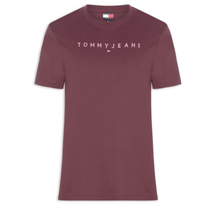 Camiseta Masculina Regular Fit com Logo – Vermelho