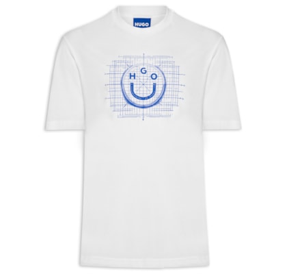 Camiseta Masculina Regular Fit Crew Neck Namerix - Branco