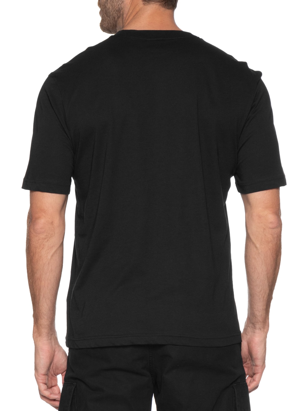 Camiseta Masculina Regular Fit Crew Neck Namerix Preto Hugo