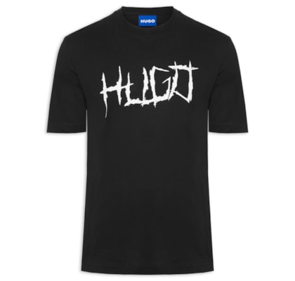 Camiseta Masculina Regular Fit Crew Neck Namerix - Preto