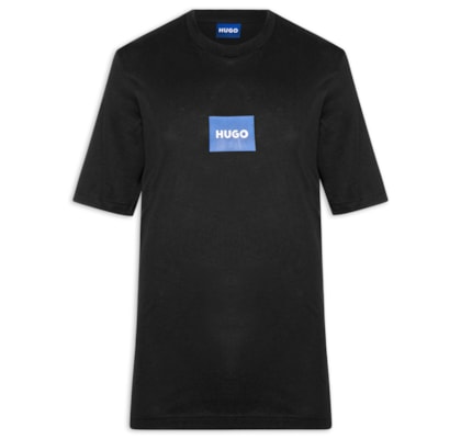 Camiseta Masculina Regular Fit Crew Neck Nayonix - Preto