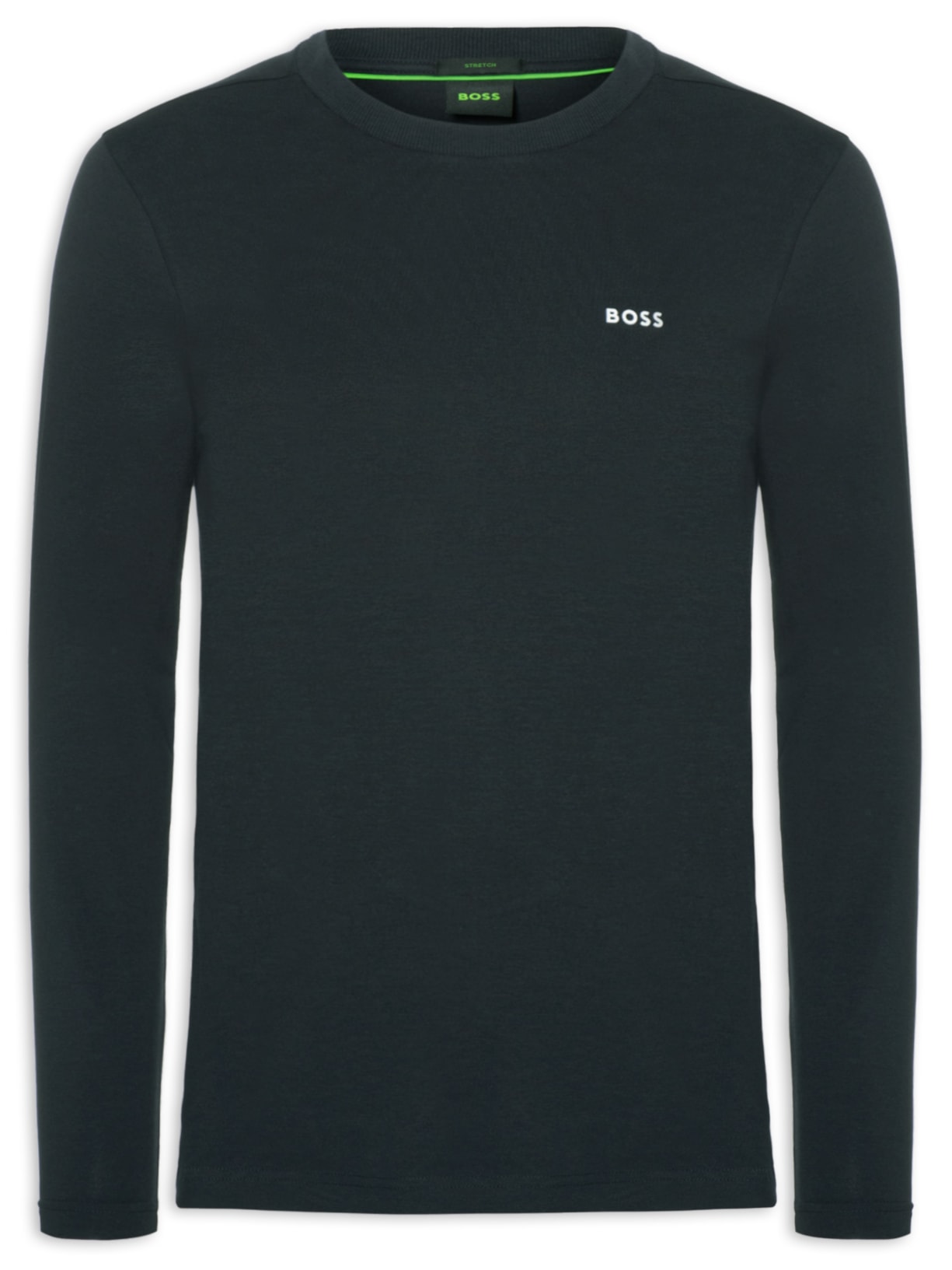 Camiseta Masculina Regular-Fit Crew Neck Tee Long - Azul