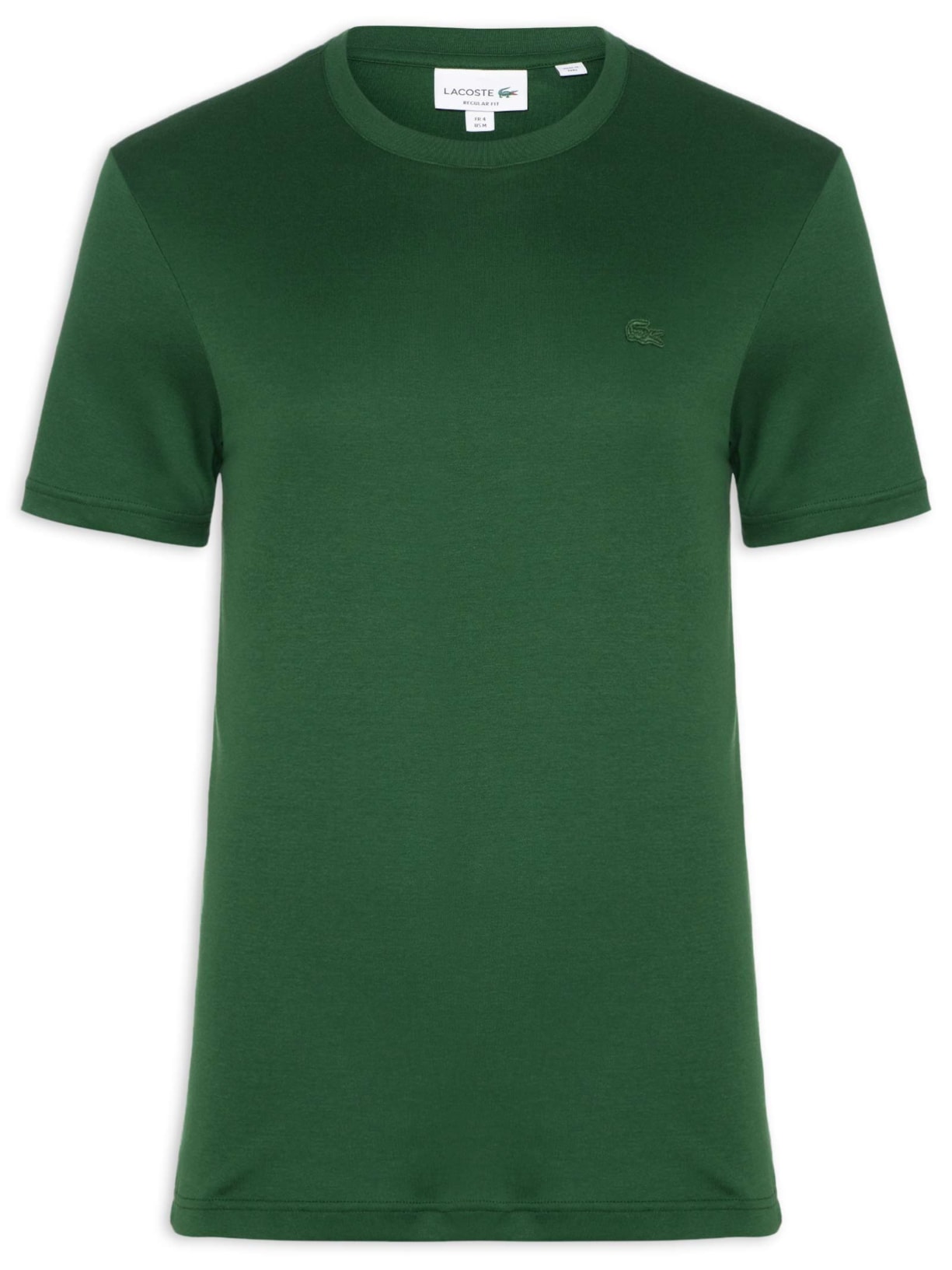 Camiseta Masculina Regular Fit Croco Monocromático - Verde