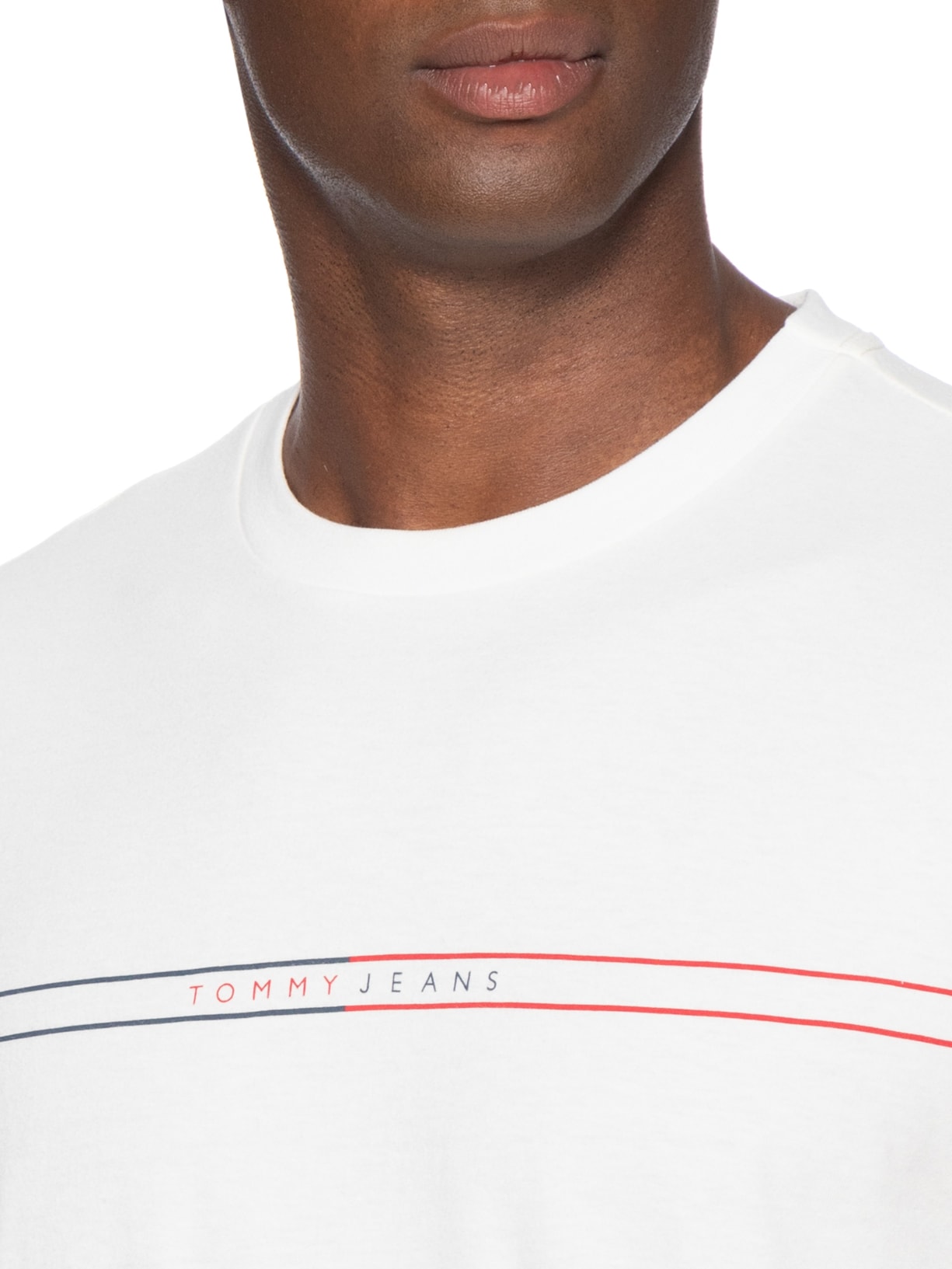 Camiseta Masculina Regular Fit Entry Graphic Branco Tommy Jeans