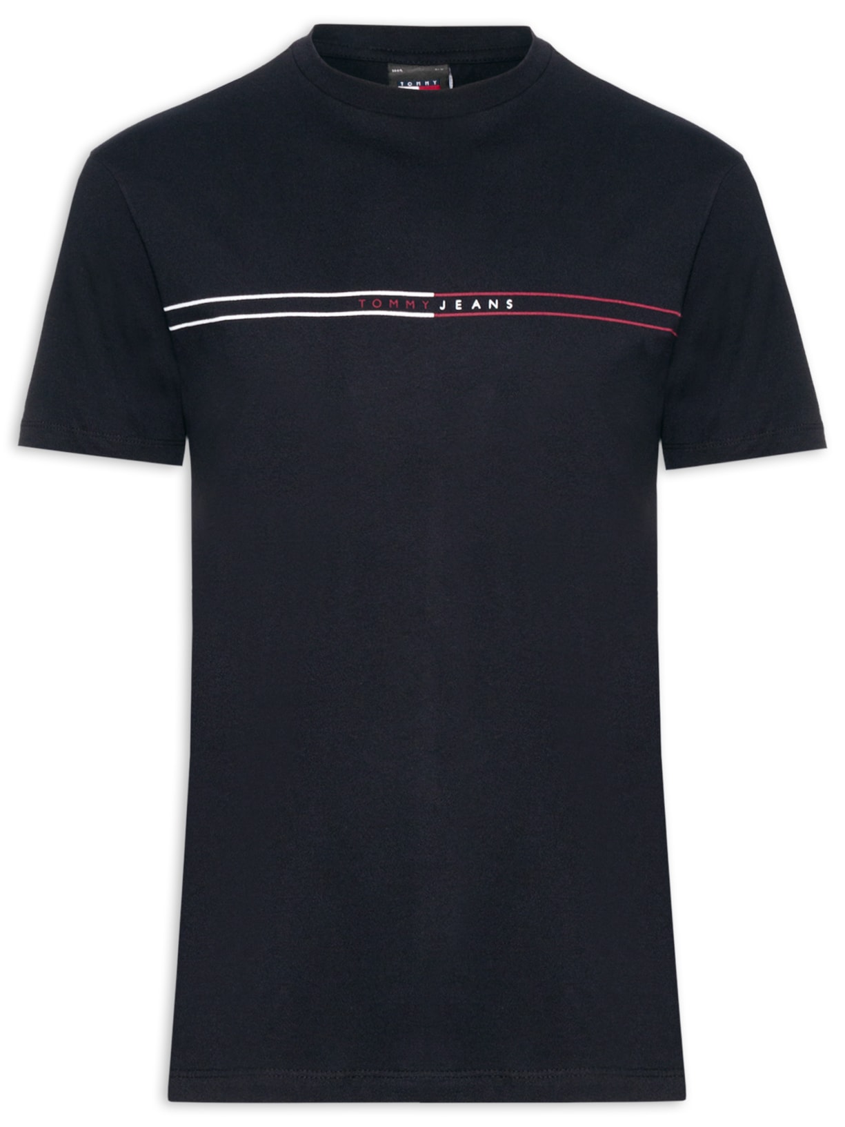 Camiseta Masculina Regular Fit Entry Graphic Preto Tommy Jeans
