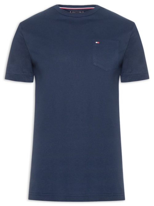 Camiseta Masculina Regular Fit Essential - Azul
