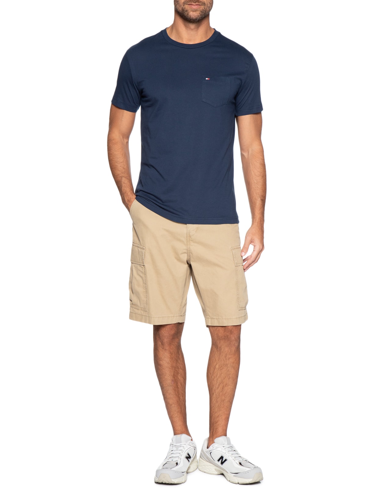 Camiseta Masculina Regular Fit Essential Azul Tommy Hilfiger