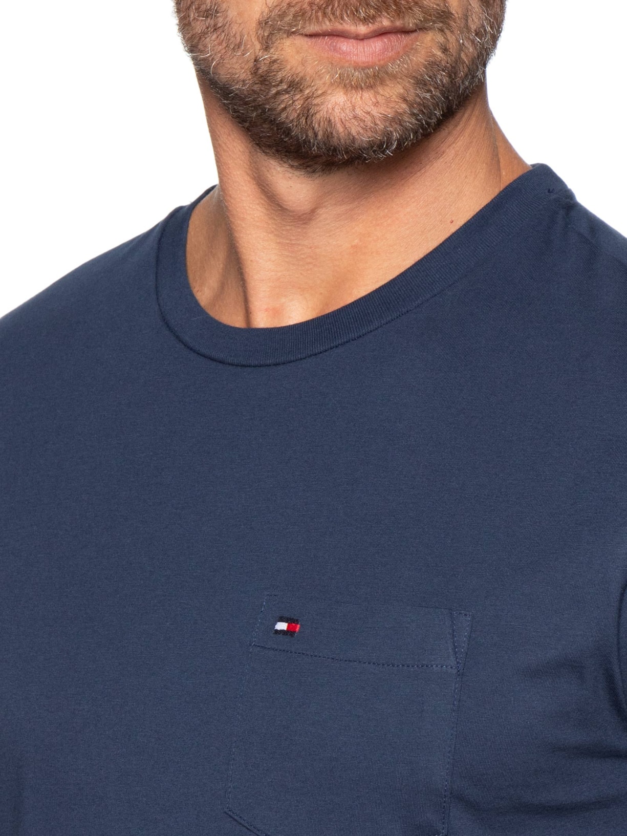 Camiseta Masculina Regular Fit Essential Azul Tommy Hilfiger