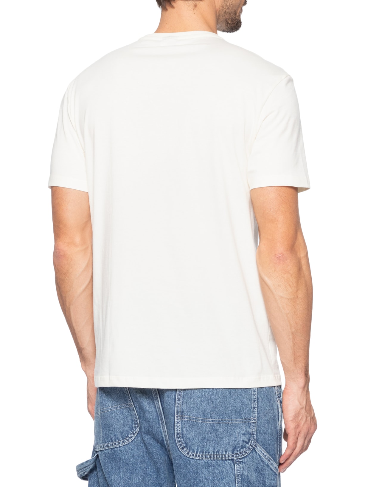Camiseta Masculina Regular Fit Essential Flag – Branco Tommy Jeans