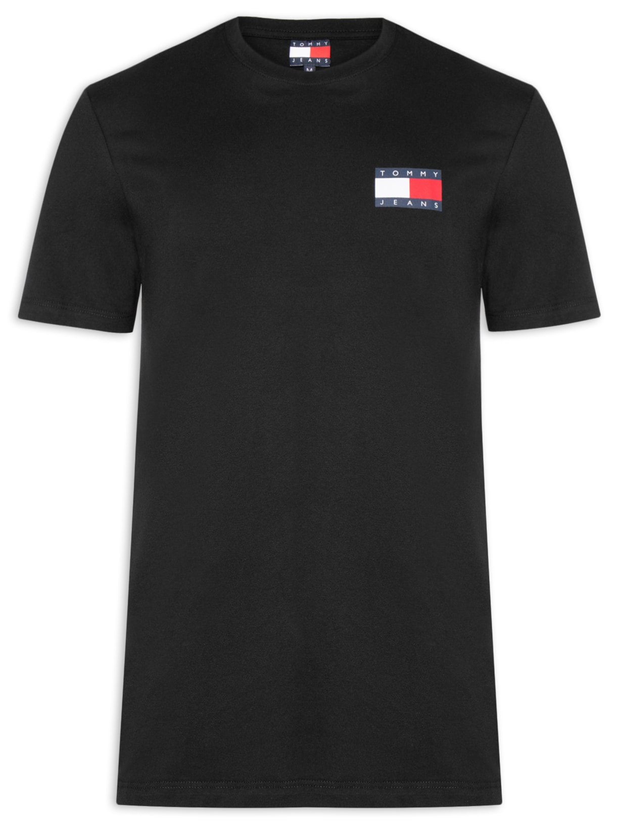 Camiseta Masculina Regular Fit Essential Flag – Preto