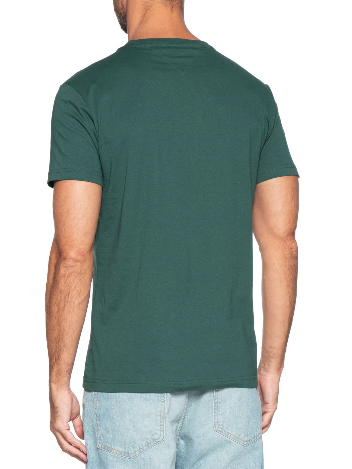 Camiseta Masculina Regular Fit Essential Verde Tommy Hilfiger