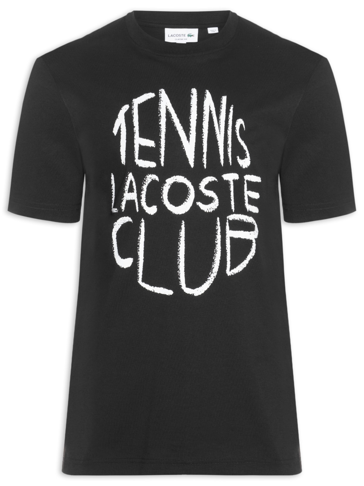 Camiseta Masculina Regular Fit Estampada - Preto
