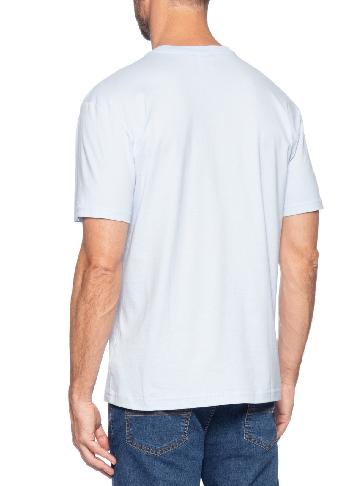 Camiseta Masculina Regular Fit Graphic Slub Azul Tommy Jeans