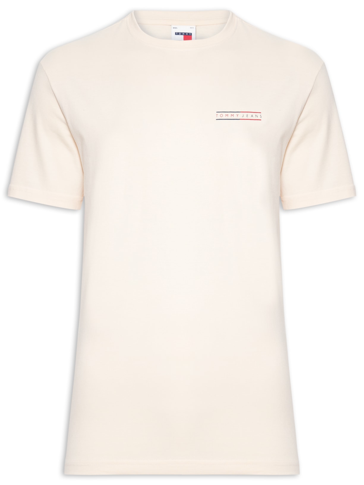 Camiseta Masculina Regular Fit Graphic Slub Bege Tommy Jeans